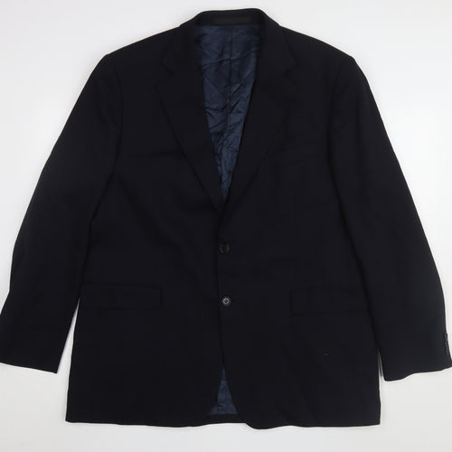 Marks and Spencer Men's Navy Wool Blazer 44L