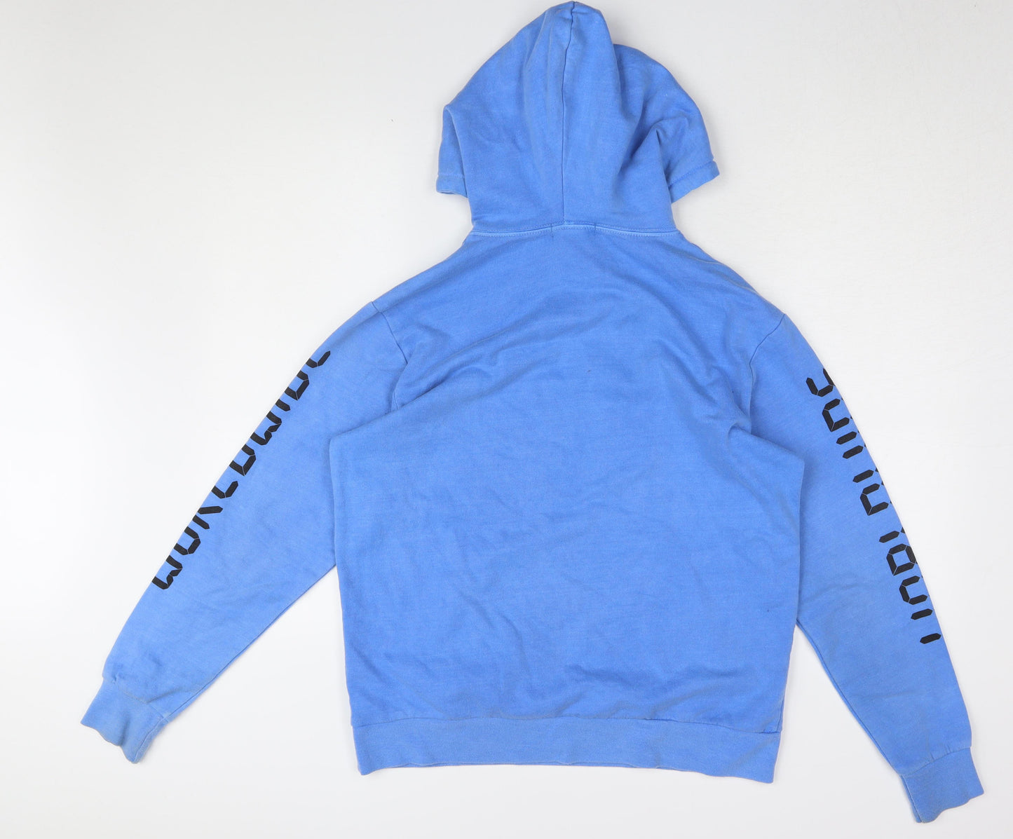 PrettyLittleThing Women's Blue Pullover Hoodie Size S