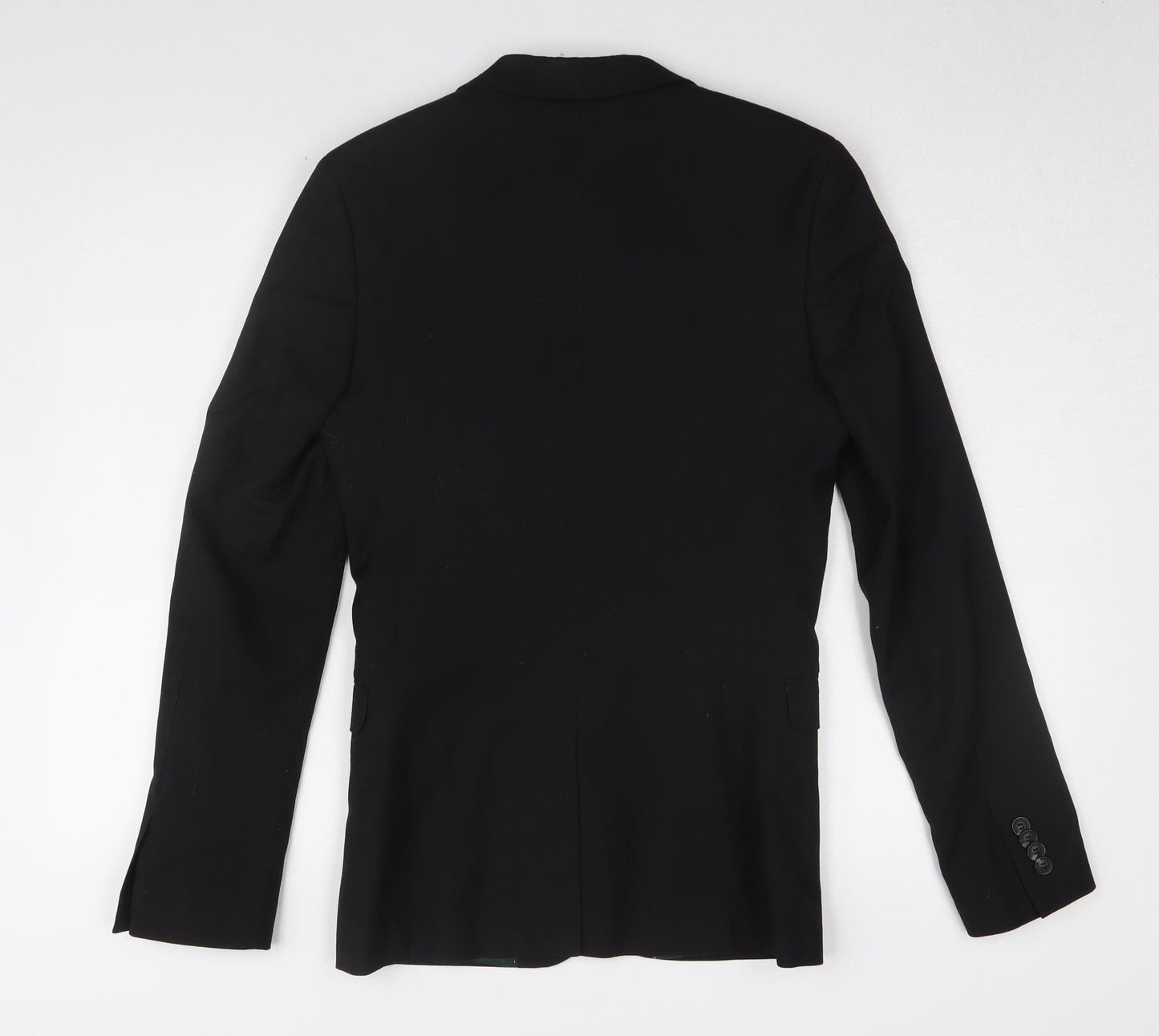 Topman Men's Black Slim Fit Blazer Size 34R