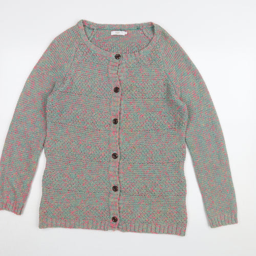 Cotton Traders Women's Multicoloured Cardigan Size 12