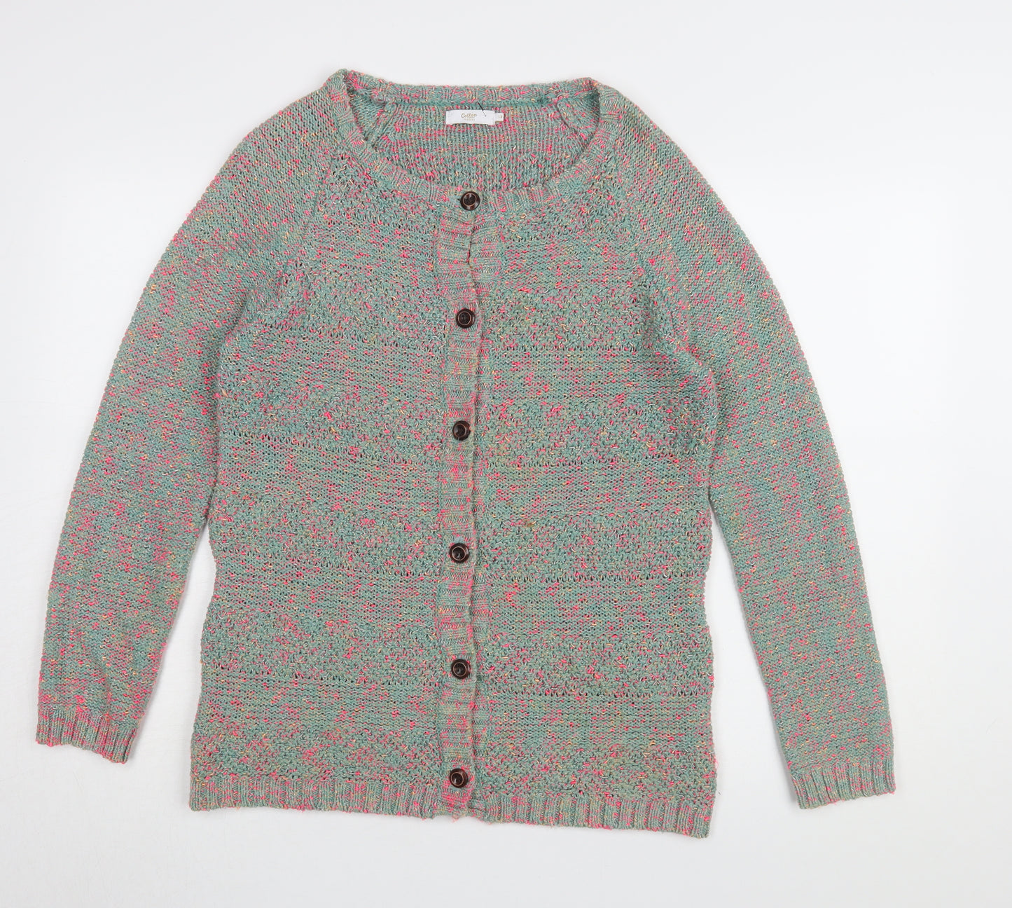 Cotton Traders Women's Multicoloured Cardigan Size 12