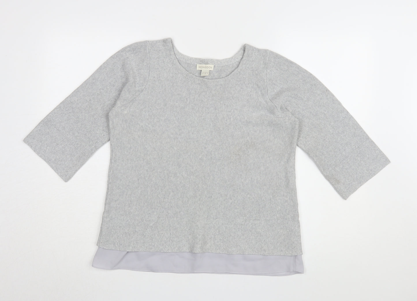 Monsoon Women’s Grey Pullover Jumper Size 12