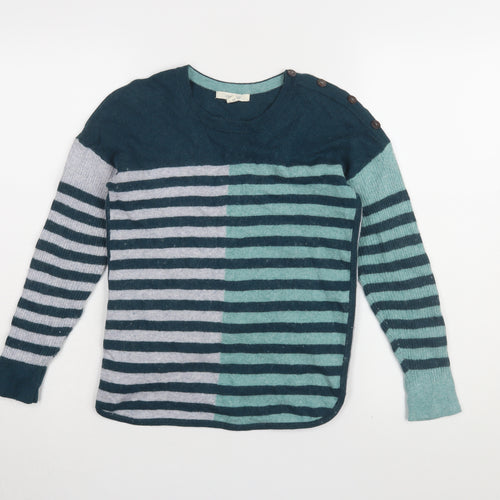 White Stuff Women's Multicoloured Striped Pullover, Size 8