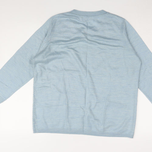 Honor Millburn Women's Blue Jumper, Size 14, Crew Neck