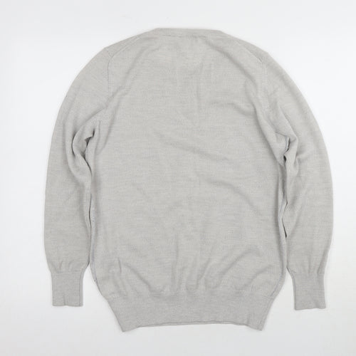 Reiss Women's Grey Crew Neck Pullover Jumper Size 12