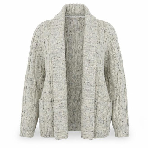 Maine New England Women's Grey Cardigan Size 16