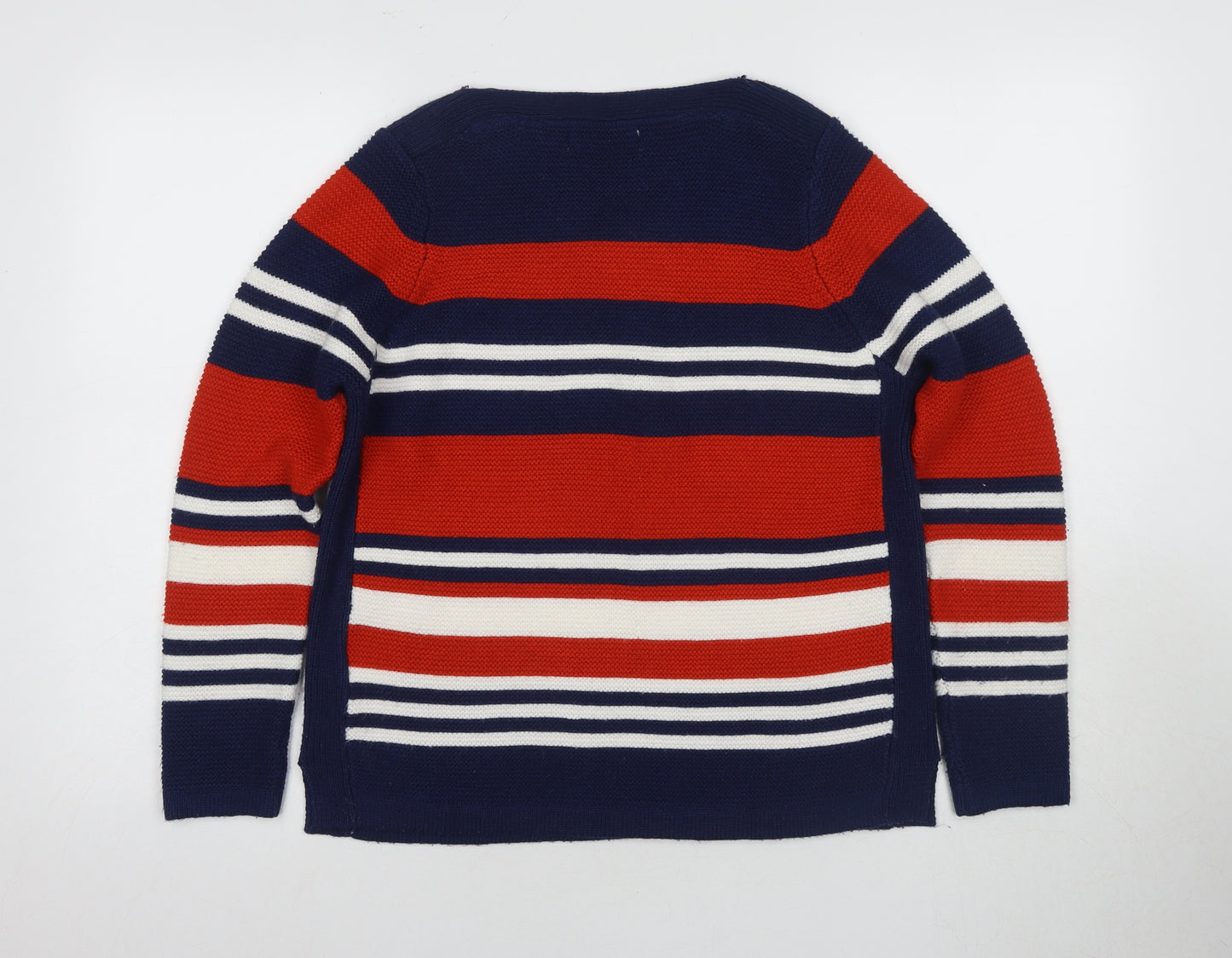 Isle Women's Multicoloured Striped Pullover Jumper 10-12