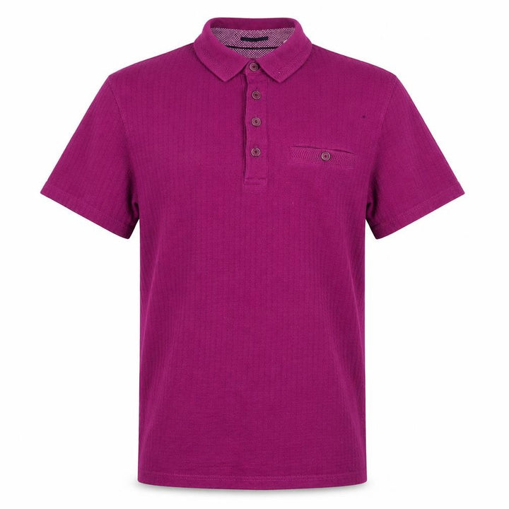 Ted Baker Men's Polo Purple L Cotton Blend Casual