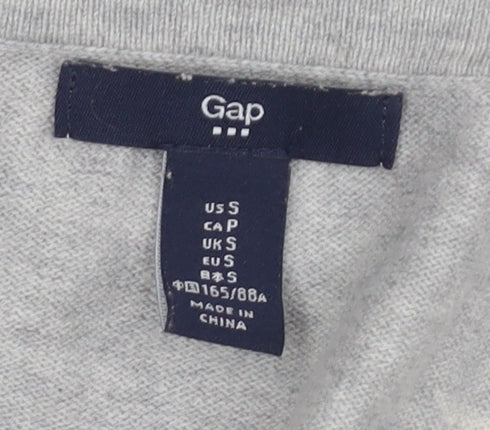 Gap Women's Grey Star V-Neck Cardigan, Size S