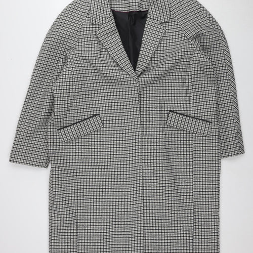 Nine Savannah Miller Grey Tweed Blazer Women Size 18