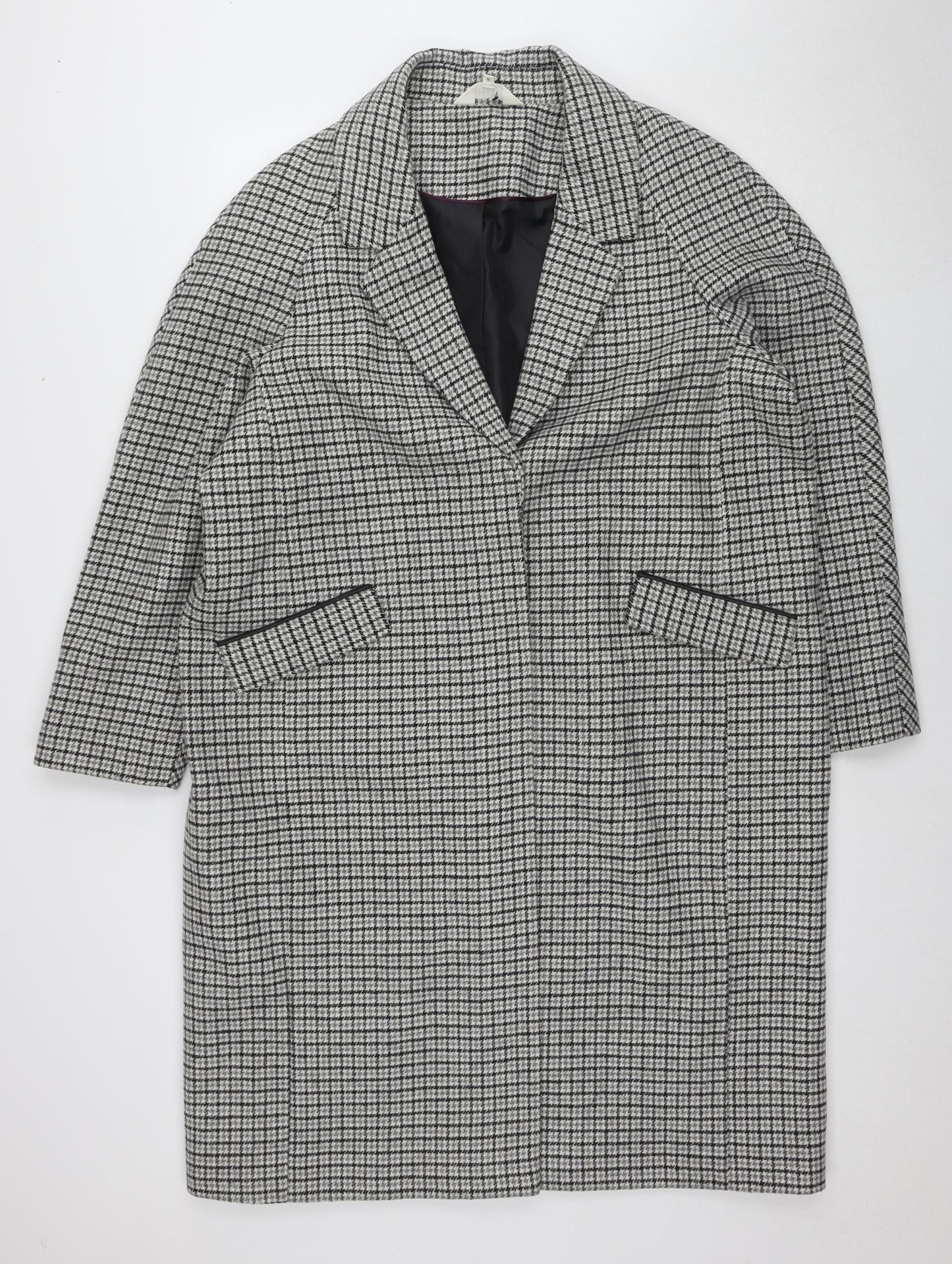 Nine Savannah Miller Grey Tweed Blazer Women Size 18