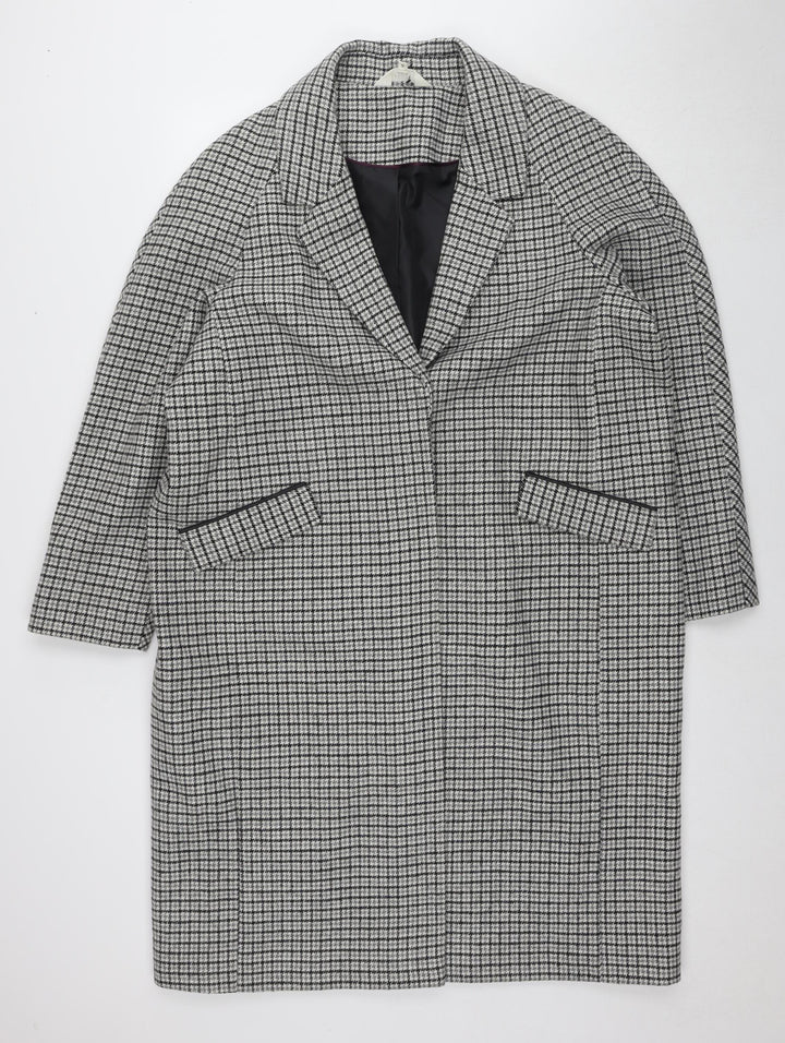 Nine Savannah Miller Grey Tweed Blazer Women Size 18
