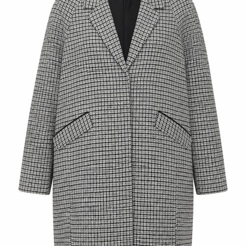 Nine Savannah Miller Grey Tweed Blazer Women Size 18