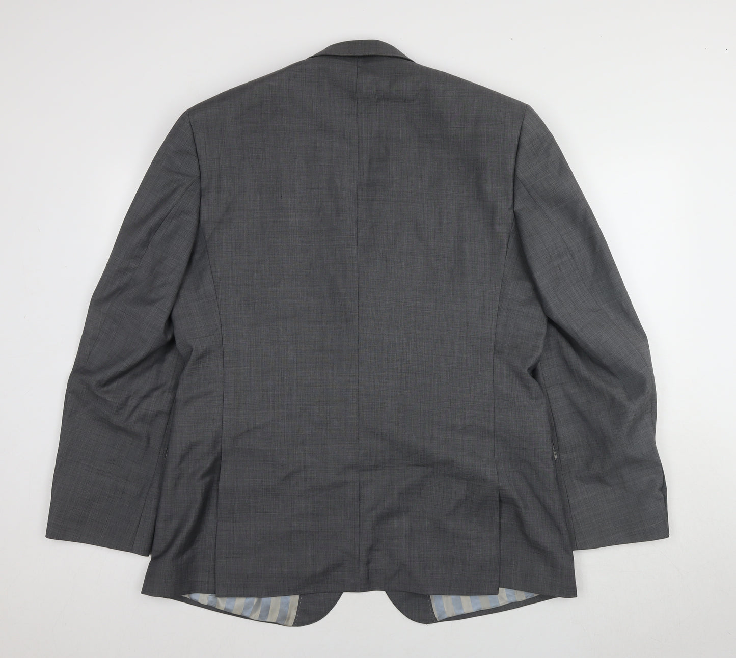 ALEXANDRE SAVILE ROW Men's Grey Blazer 44R Wool