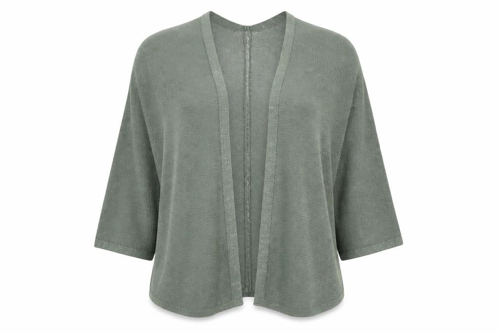 Carina Ricci Women's Green Knit Cardigan, Size L