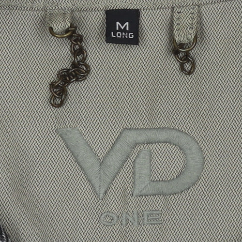 VD One Men's Grey Long Cotton Coat M