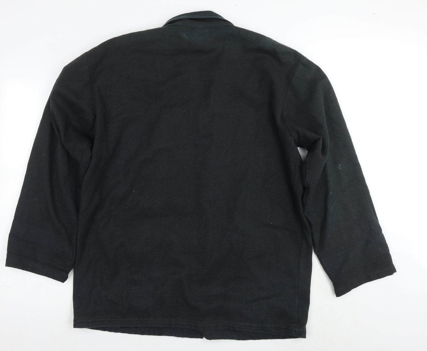 Terra Firma Men's Black Cotton Jacket - Size L