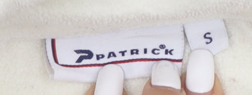 Patrick Men's Ivory 1/4 Zip Sweatshirt Small - Stylish & Comfortable