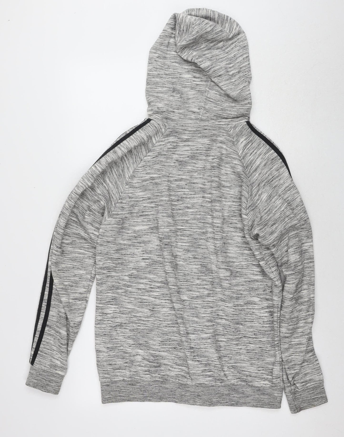 Adidas Men's Grey Full Zip Hoodie, Regular M