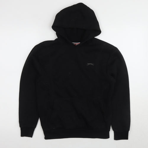 Slazenger Boys Black Pullover Hoodie 11-12 Years
