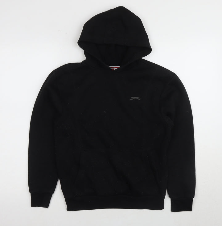 Slazenger Boys Black Pullover Hoodie 11-12 Years