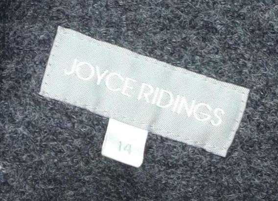 Joyce Ridings Women's Grey Wool Button Coat Size 14