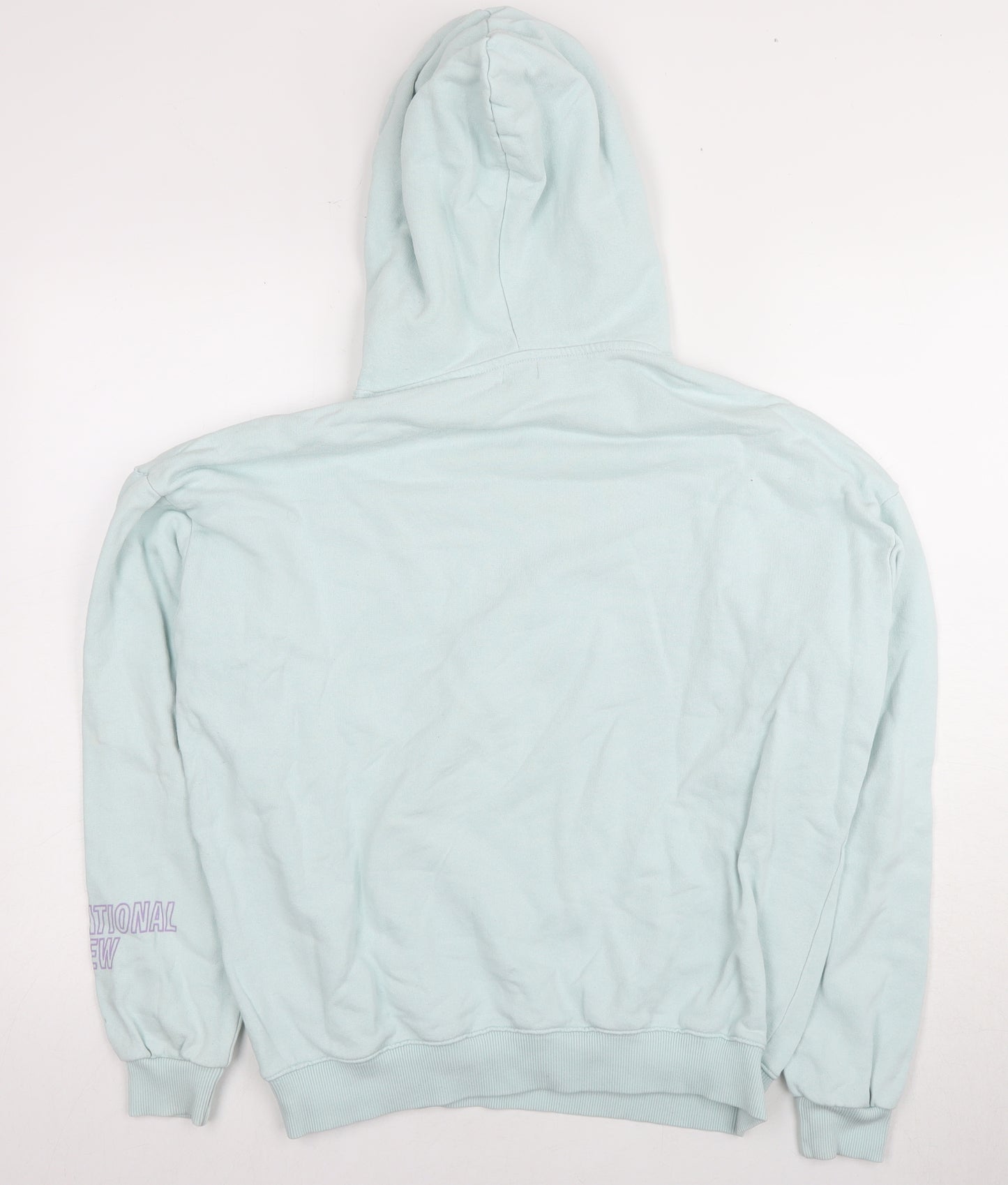 Pull & Bear Women’s Blue Pullover Hoodie, Size S