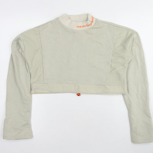New Balance Women's Green S Pullover Sweatshirt
