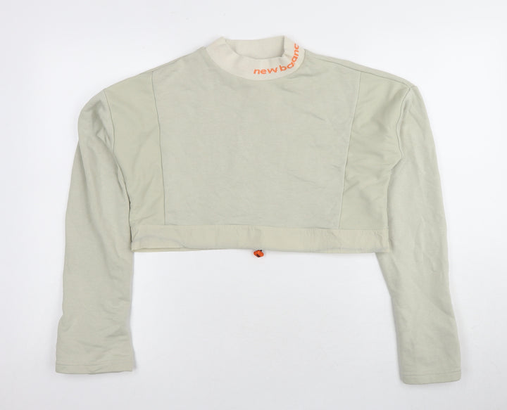 New Balance Women's Green S Pullover Sweatshirt