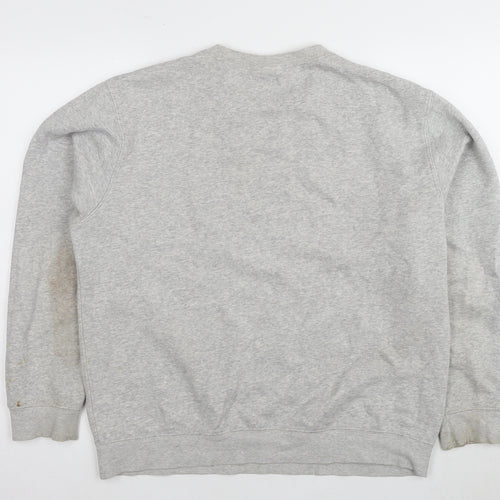 Baslager Grey Men's Pullover Sweatshirt L