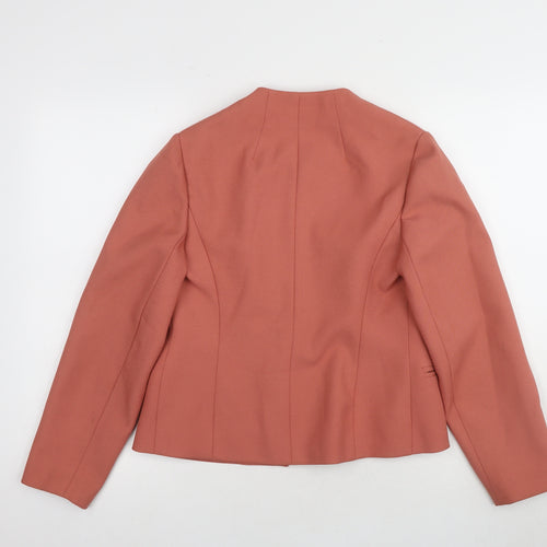 Eastex Women’s Orange Blazer Size 12 Polyester Formal