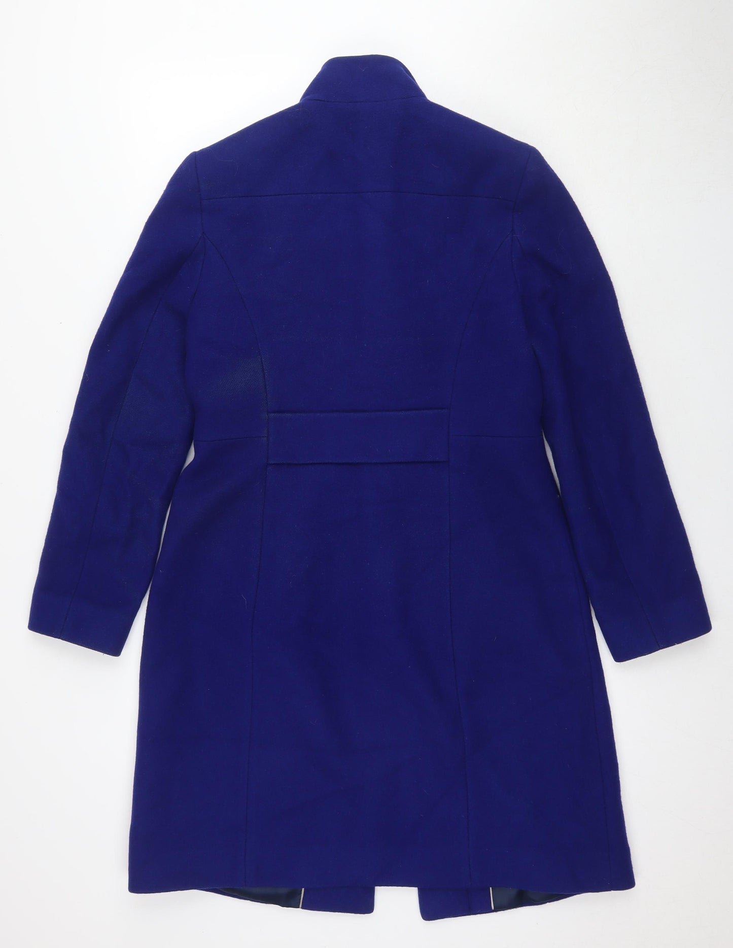 Hobbs Women's Blue Wool Overcoat Size 10