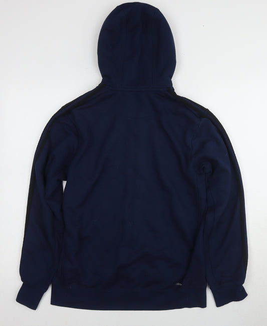 Adidas Men's Blue Full Zip Hoodie M