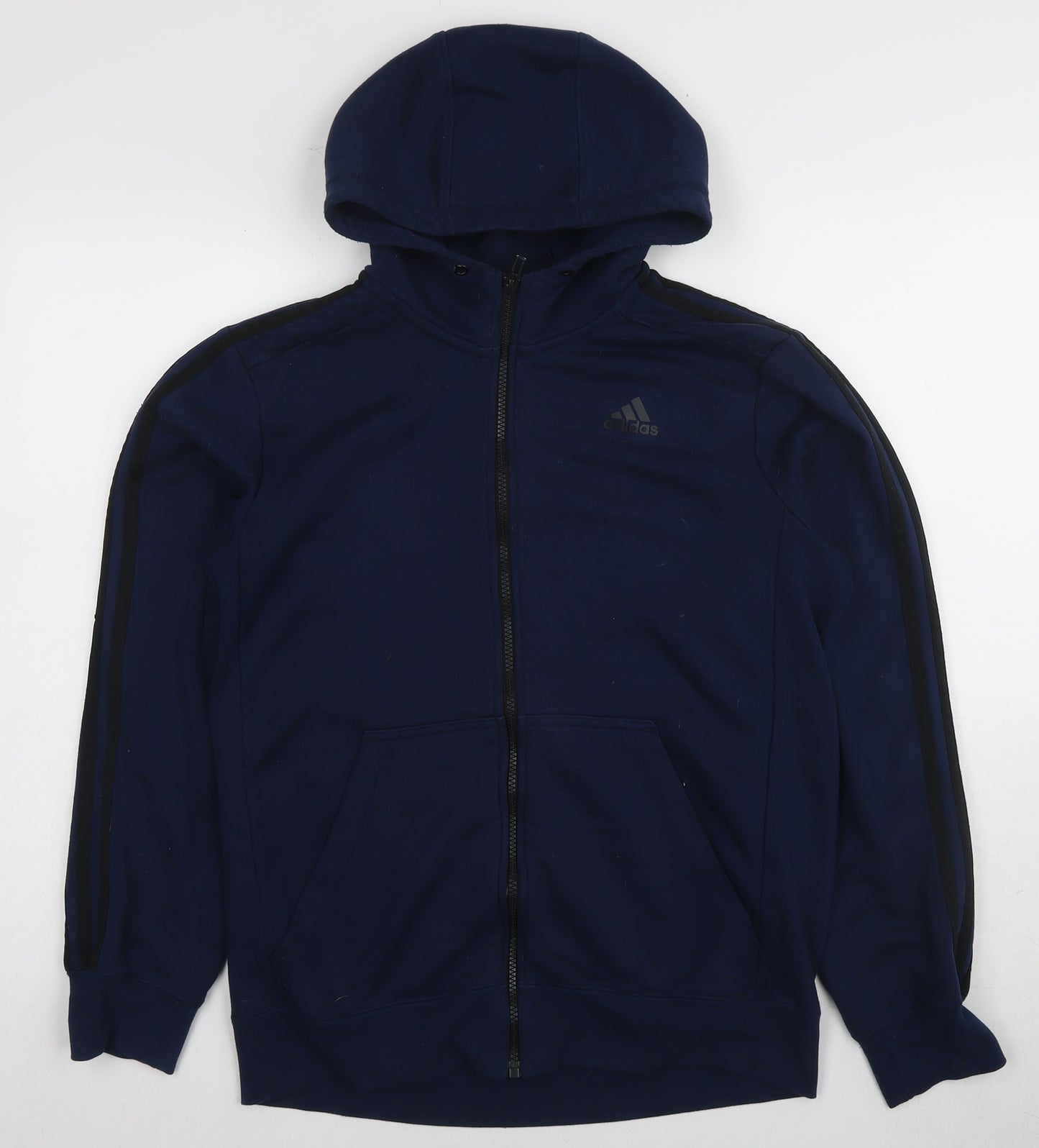 Adidas Men's Blue Full Zip Hoodie M