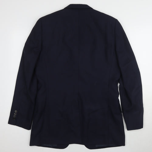 Jaeger Men's Blue Blazer Size 40R Formal Wear