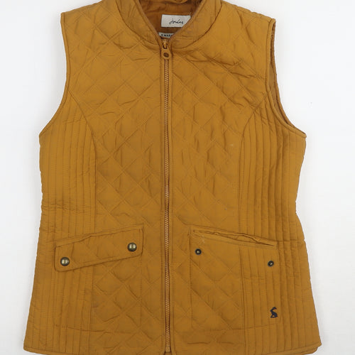 Joules Women’s Brown Quilted Waistcoat, Size 10
