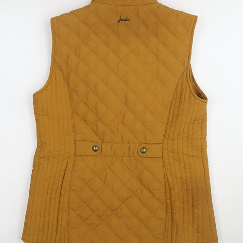 Joules Women’s Brown Quilted Waistcoat, Size 10