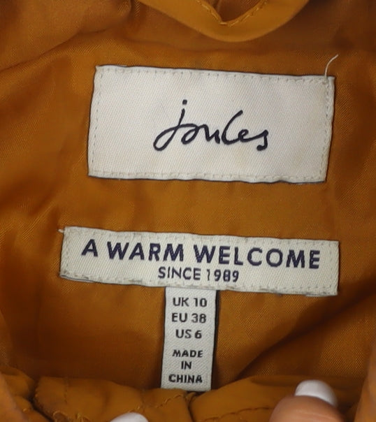 Joules Women’s Brown Quilted Waistcoat, Size 10