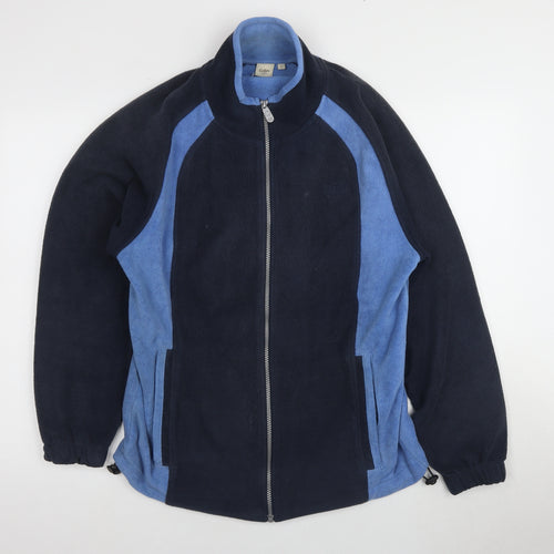 Cotton Traders Blue Men's Fleece Jacket S Casual Zip