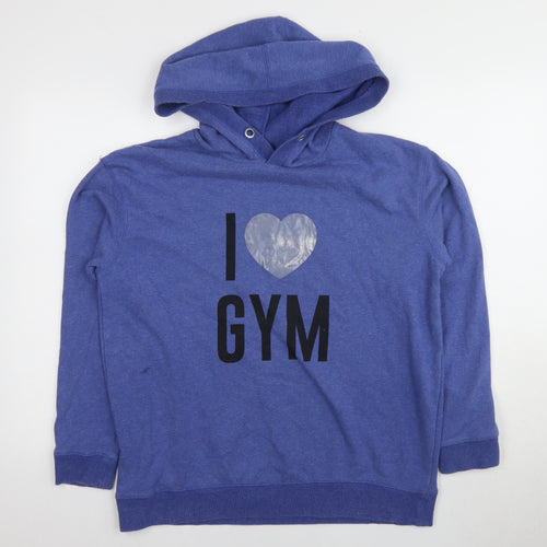 Red Herring Women's Blue Medium Graphic Pullover Hoodie
