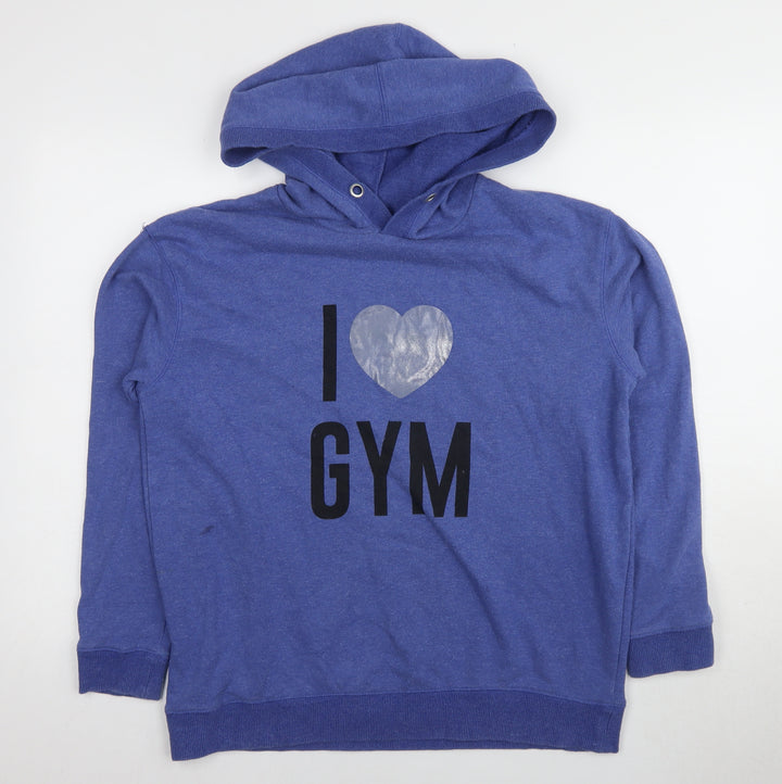 Red Herring Women's Blue Medium Graphic Pullover Hoodie