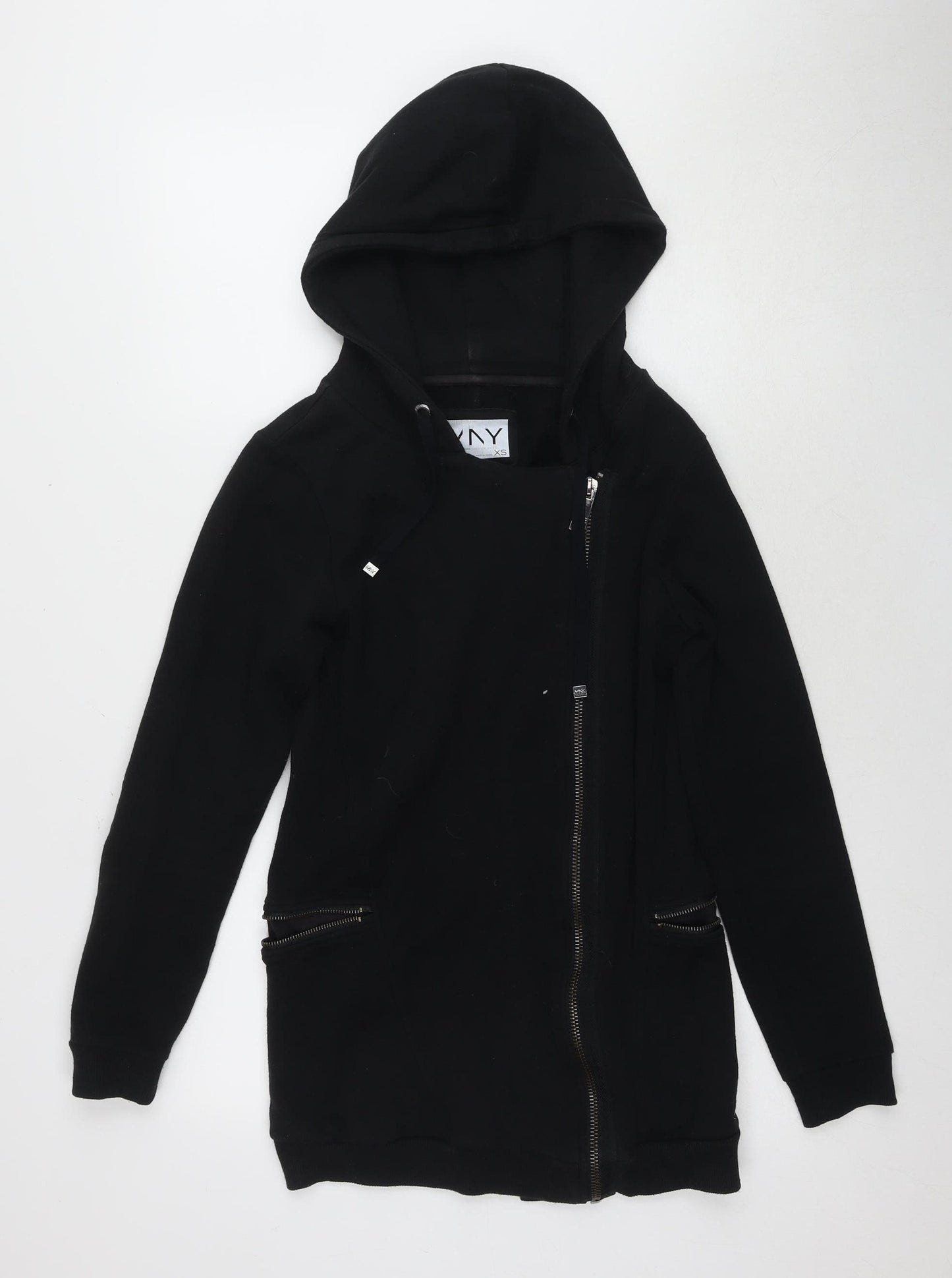 Marc New York Women’s Black Full Zip Hoodie Size 8