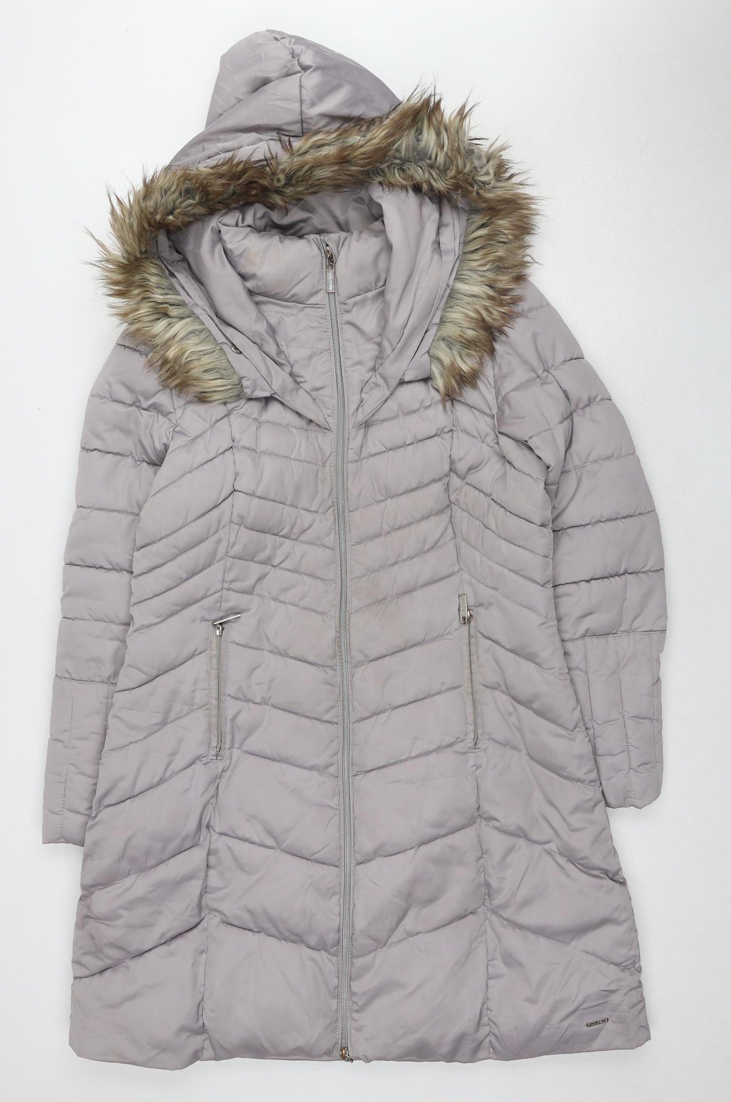 Rino & Pelle Women's Grey Puffer Coat Size 14
