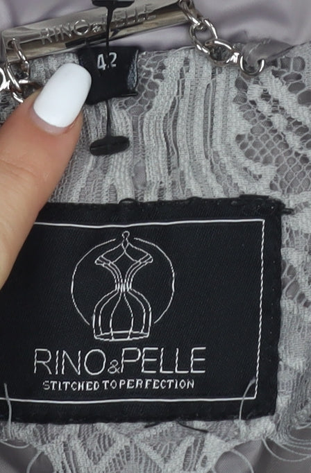 Rino & Pelle Women's Grey Puffer Coat Size 14