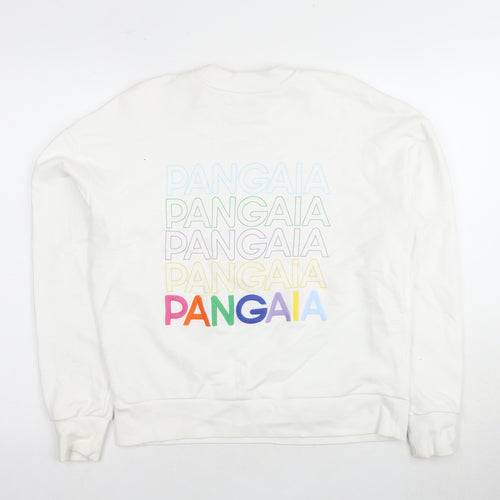 Pangaia Unisex White XS Pullover Sweatshirt