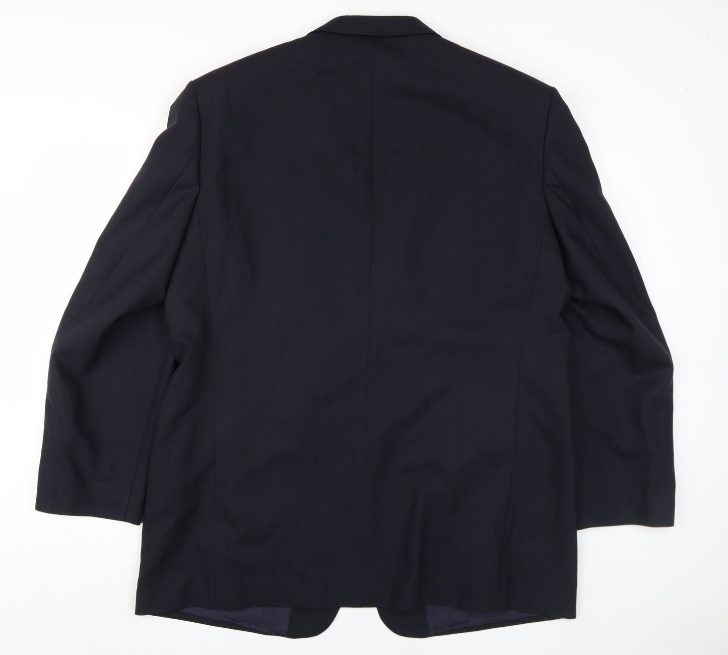 Ferkinghoff Men's Black Blazer Size 46R Single-Breasted