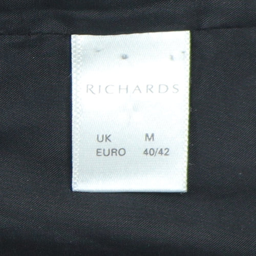 Richards Women's Black Wool Overcoat M, Winter Classic