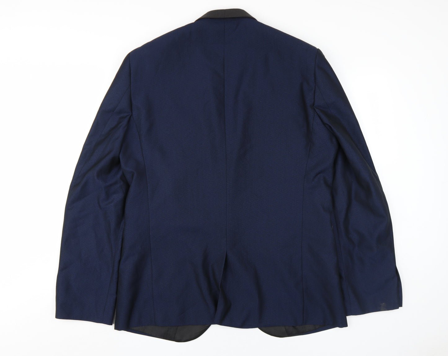 Next Men's Blue Tuxedo Blazer 44L Formal Shawl Lapel