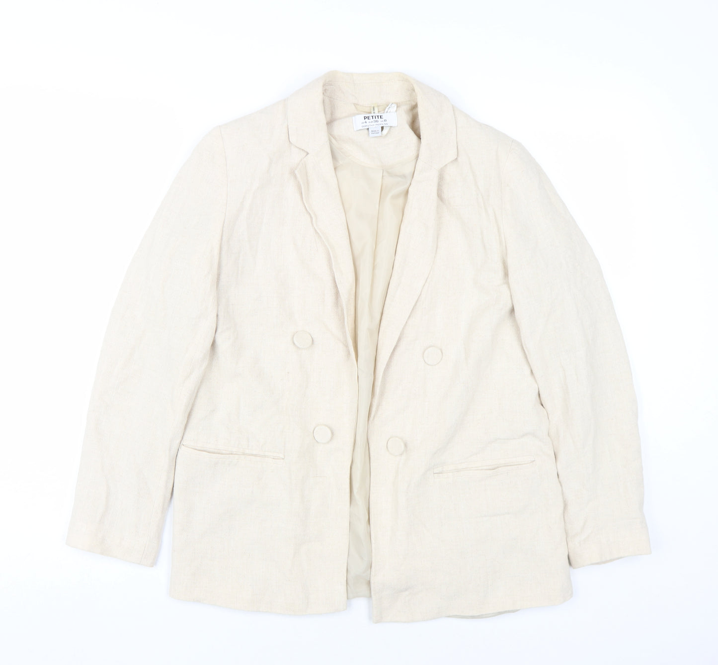 Dorothy Perkins Ivory Women's Petite Blazer Size 8