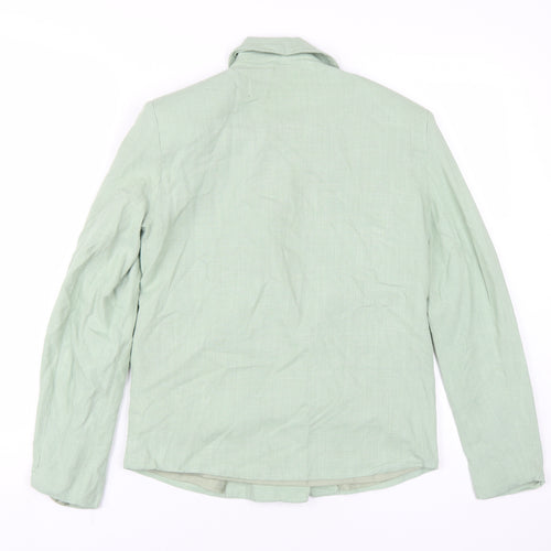 PrettyLittleThing Green Double-Breasted Women's Blazer